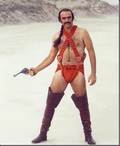 sean connery zed in film zardoz