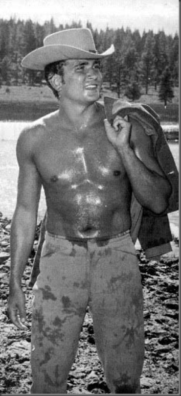 michael landon shirtless